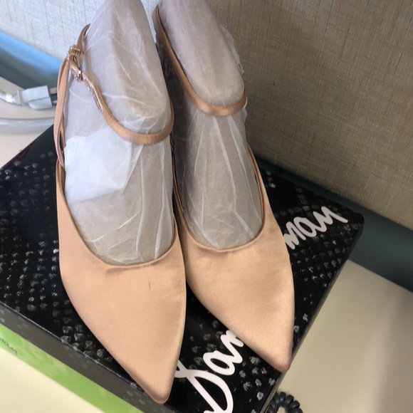 Hadara RosaBlush Satin Heels - Picture 2 of 7